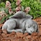 Nature Spring Pet Memorial Statue, Sleeping Angel Dog Remembrance Keepsake Sculpture, Grave Marker Stone Figurine 871712HQY - alternate 1